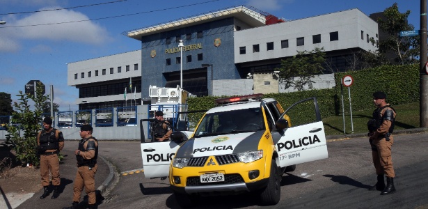 Área da Superintendência da PF em Curitiba está isolada desde a prisão de Lula - J.F.Diorio/Estadão Conteúdo