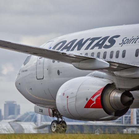Avião da companhia aérea australiana Qantas - Getty Images