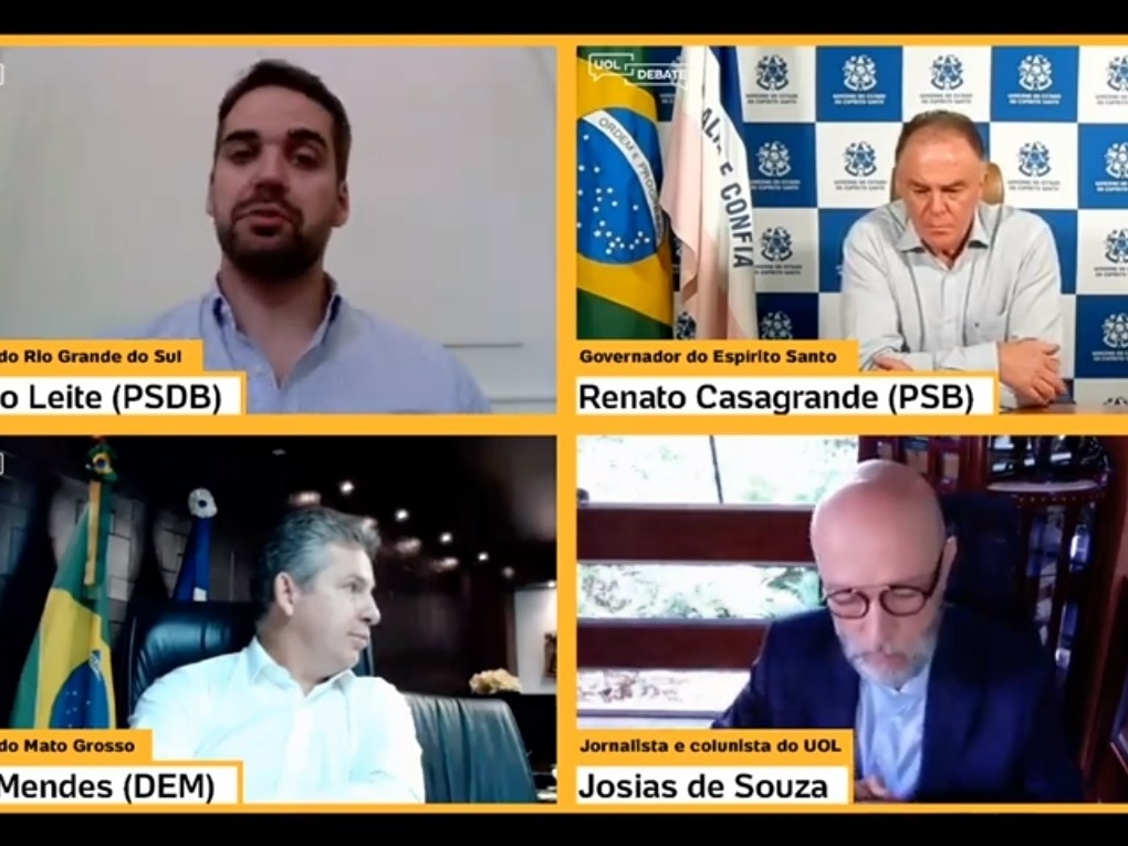 UOL Debate: Governadores cobram liderança de Bolsonaro e pedem ajuda contra a covid-19