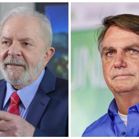 O ex-presidente Lula e o presidente Bolsonaro - Ricardo Stuckert e Alan Santos/Presidência da República