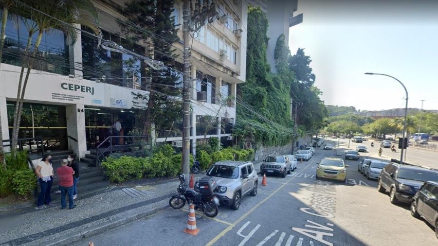 Fachada da sede da Fundação Ceperj, em Botafogo, zona sul do Rio de Janeiro - Reprodução/ Google Street View