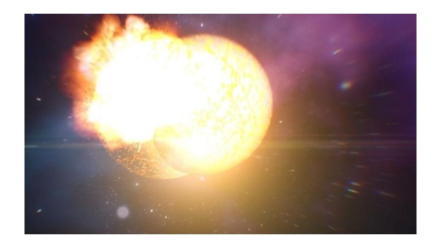 Colisão de estrelas de nêutrons é uma oportunidade de ver o que há dentro delas - BBC News/Stelios Thoukidides