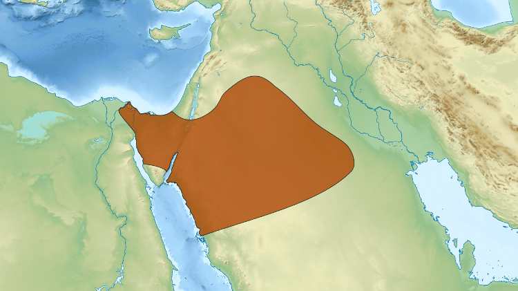 Região na Península Arábica onde teriam vivido os quedaristas, tribo nômade que se dizia descendente de Ismael