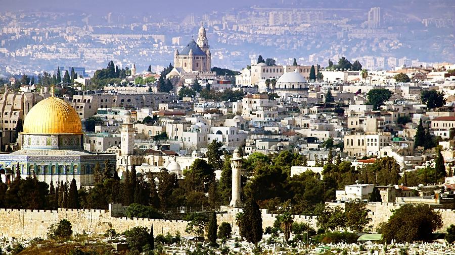 Jesusalém, cidade sagrada para muçulmanos e judeus, é um dos principais pontos de atrito entre Israel e a Palestina - Getty Images