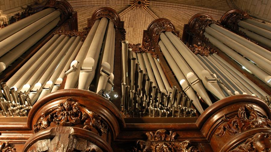 O órgão de Notre-Dame é um dos mais famosos do mundo  - Stephane de Sakutin/AFP