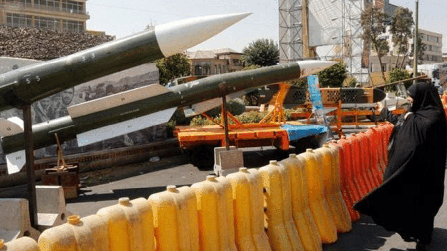 Os mísseis iranianos são uma peça-chave no aparato militar do país - Getty Images