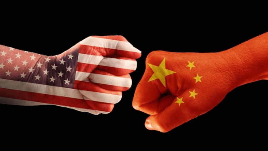 A crise gerada pela covid-19 aumentou a tensão entre os EUA e a China - Getty Images