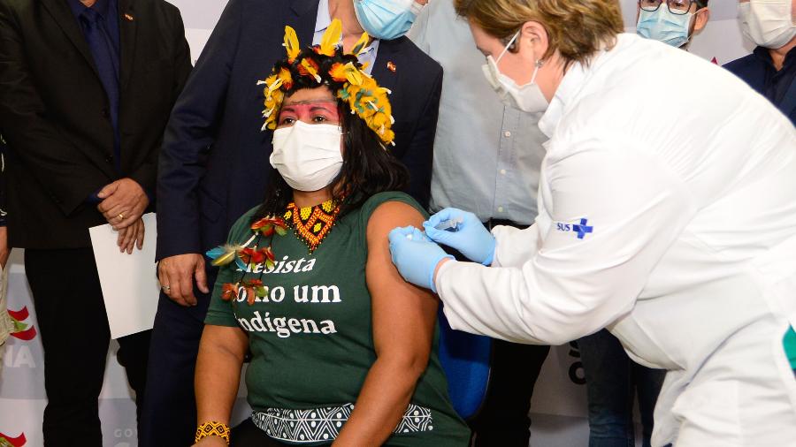 Até o momento, mais de 31,6 milhões de brasileiros foram vacinados contra a covid-19 - Eduardo Valente/Estadão Conteúdo