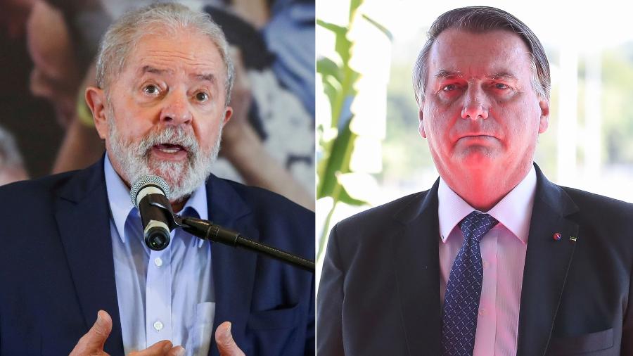 Luiz Inácio Lula da Silva e Jair Bolsonaro - Amanda Perobelli/Reuters e Marcos Corrêa/Presidência da República