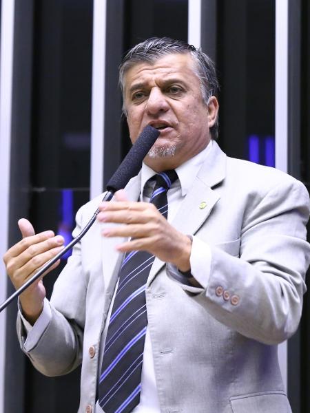 O ex-deputado Boca Aberta no plenário da Câmara