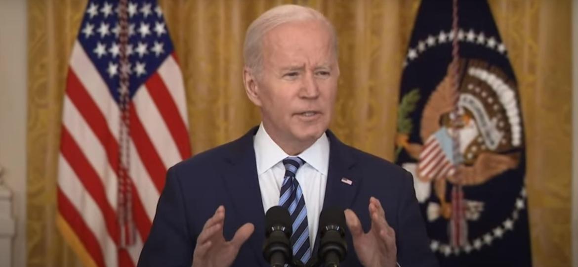 Joe Biden anuncia medidas após início do conflito entre Rússia e Ucrânia - Reprodução