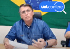 Bolsonaro ataca lucro da Petrobras, mas omite que União é maior acionista (Foto: Arte/UOL sobre Reprodução/YouTube Jair Bolsonaro)
