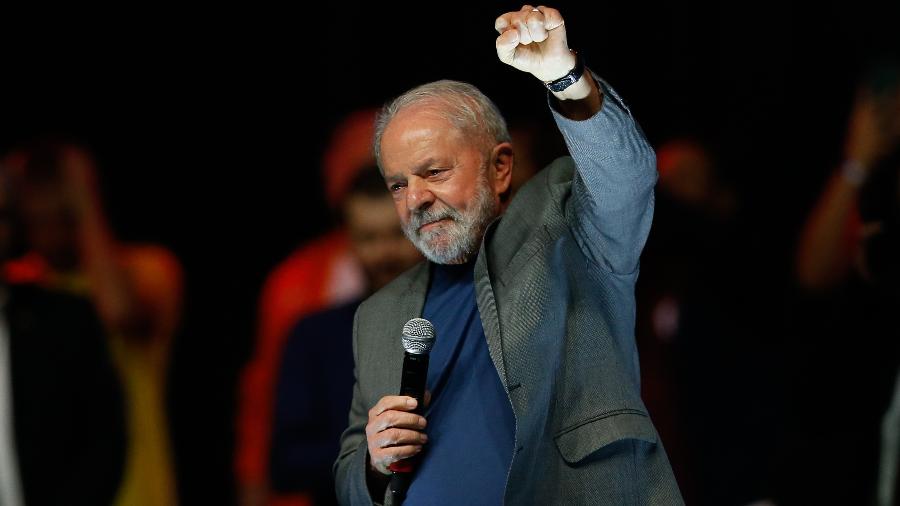 O ex-presidente Lula (PT) em evento de pré-campanha em Brasília - Gabriela Biló /Folhapress
