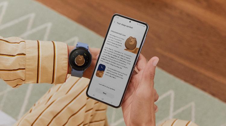 "Coach do sono" da Samsung usa animais para descrever o padrão de sono das pessoas - Divulgação - Divulgação