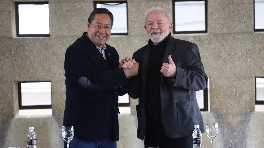 O ex-presidente Lula (PT) se encontra com o presidente da Bolívia, Luis Arce - LECO VIANA/THENEWS2/ESTADÃO CONTEÚDO