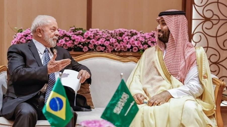 Lula se encontra pela primeira vez com príncipe Mohammed Bin Salman, da Arábia Saudita, durante cúpula do G20