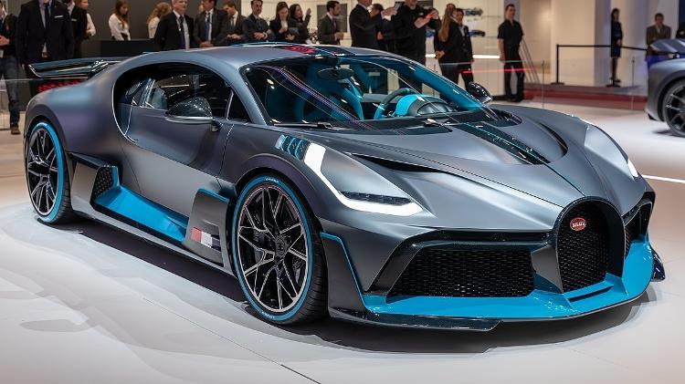 Bugatti Divo, carro raro e que deixou de ser fabricado em 2021, custa aproximadamente R$ 28 milhões