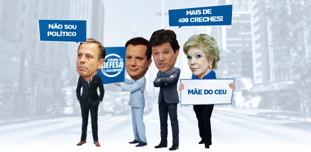 Bordões de candidatos à Prefeitura de São Paulo: de creches a CEUs