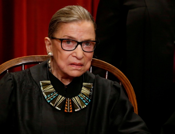 A juíza Ruth Bader Ginsburg, da Suprema Corte dos Estados Unidos - REUTERS/Jonathan Ernst