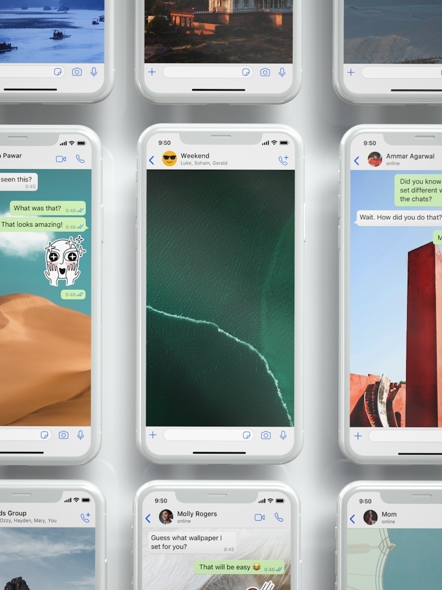 WhatsApp ganha novos wallpapers e pesquisa de figurinha