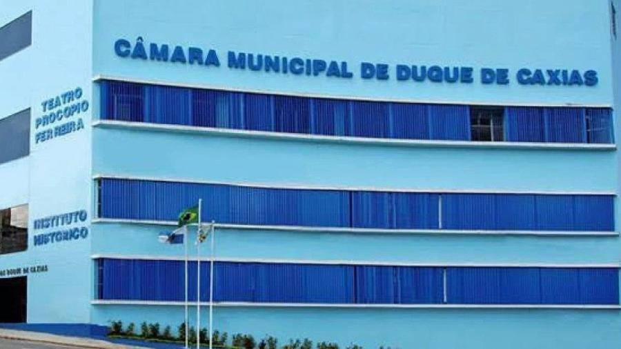 Fachada da Câmara Municipal de Duque de Caxias