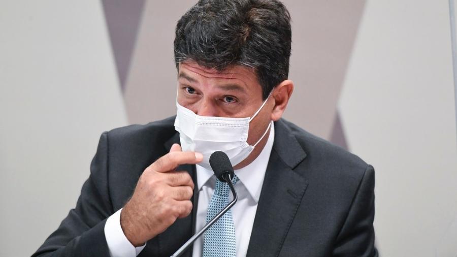 Ex-ministro da Saúde, Luiz Henrique Mandetta, também prestou depoimento à CPI da Covid no Senado - Jefferson Rudy/Agência Senado