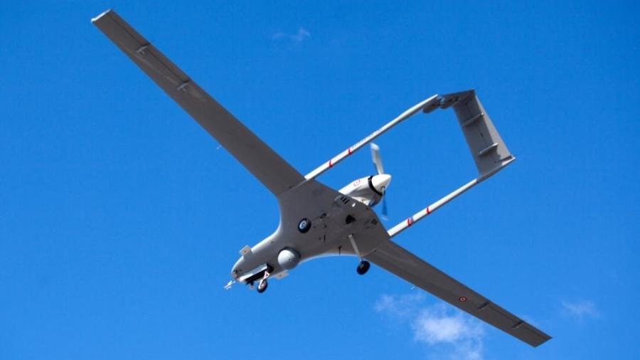Os drones Bayraktar são usados na guerra russa na Ucrânia - 4.mar.2022 - AFP