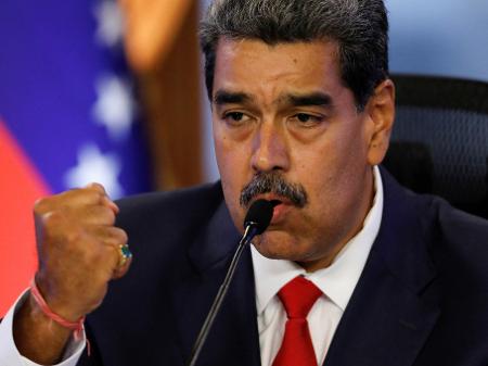 O presidente da Venezuela, Nicolás Maduro, discursa à mídia no Palácio Miraflores, em Caracas, Venezuela, 2 de agosto de 2024 - Leonardo Fernandez Viloria/REUTERS