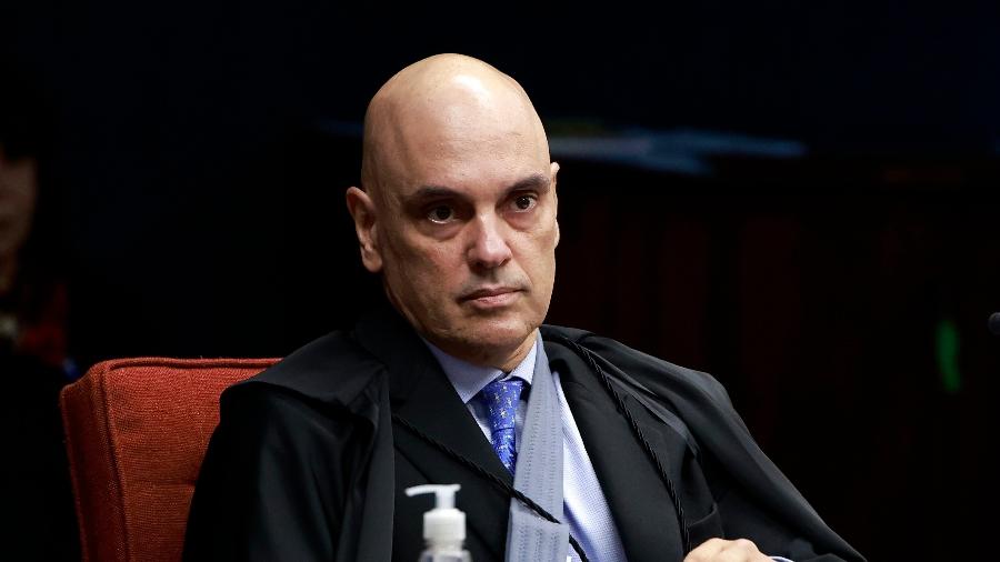 Alexandre de Moraes, ministro do STF, durante julgamento da denúncia contra o núcleo 2 da trama golpista