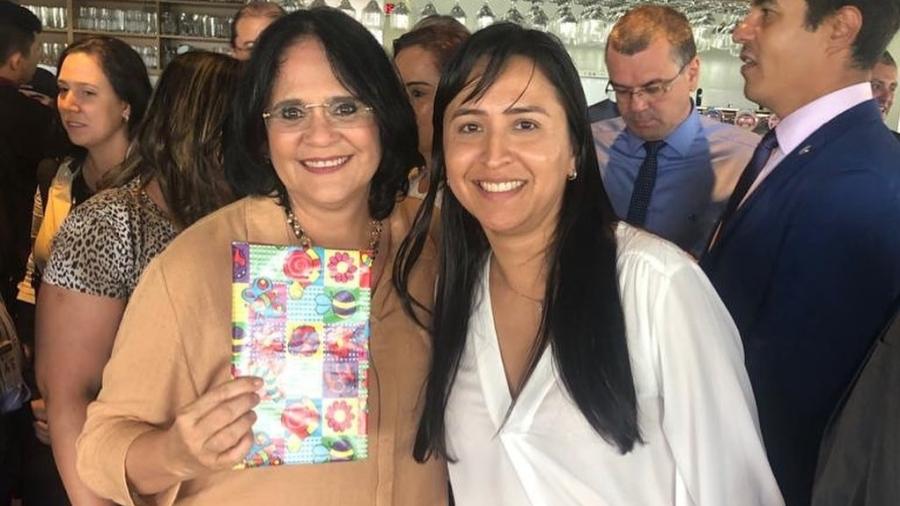 Damares participa de evento com a ex-secretária Sandra Terena - Reprodução/Instagram