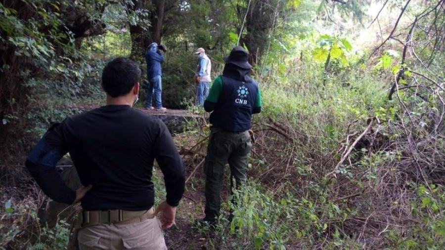 Trabalho de buscas e escavações começou em 20 de outubro no município de Salvatierra - Comissão Nacional de Buscas do México