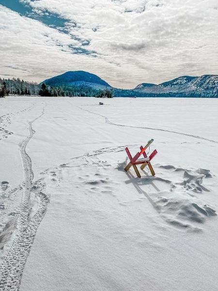 Neve no Parque Nacional de Acadia, nos EUA - Reprodução/Instagram/@acadianps