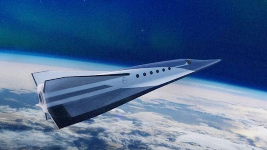 Aeronave em desenvolvimento por empresa chinesa pode fazer viagens rápidas em voos suborbitais.  - Reprodução/Space Transportation