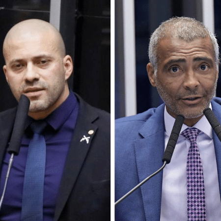 Daniel Silveira e Romário - Agência Senado e Agência Brasil