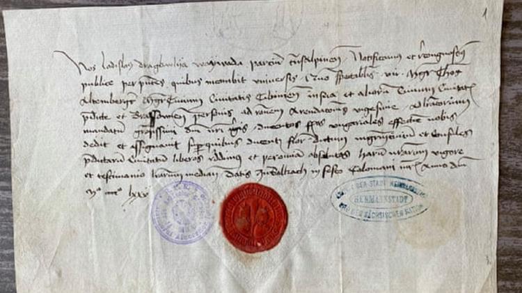 Una carta escrita el 4 de agosto de 1475 por Vlad el Empalador - Divulgación / Gleb Zilberstein - Divulgación / Gleb Zilberstein
