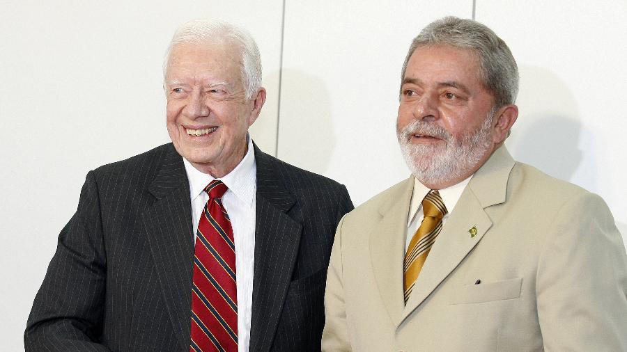 Lula o ex-presidente americano, Jimmy Carter, em 2009