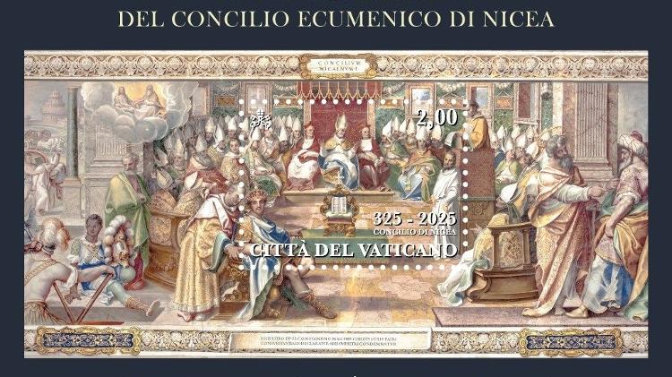 Selo que celebra os 1700 anos do Concílio de Niceia Selo que celebra os 1700 anos do Concílio de Niceia