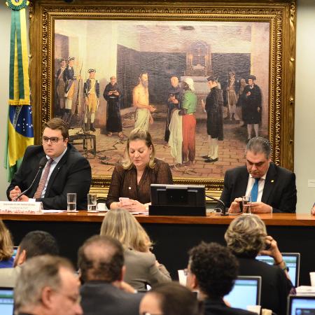 9.abr.2019 - Sessão da CCJ da Câmara sobre a reforma da Previdência - Renato Costa/Framephoto/Estadão Conteúdo