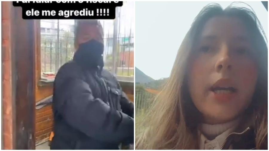  Vitória Andrade disse que foi agredida por fiscal no terminal de ônibus de Petrópolis, na região serrana do Rio de Janeiro - Reprodução: Instagram