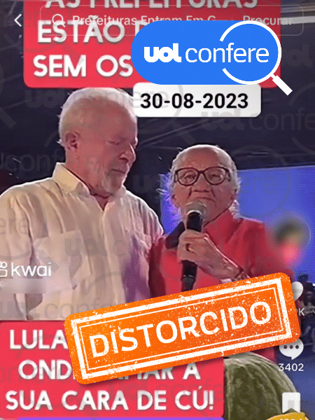 4.set.2023 - O vídeo mostra comício de Lula em Serra Talhada (PE) em 2022