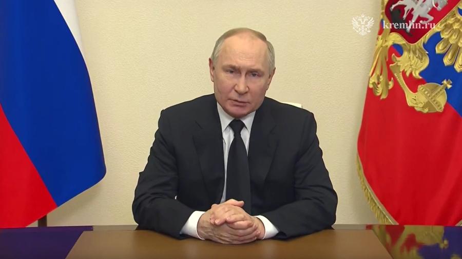 Vladimir Putin, presidente da Rússia - Reprodução de vídeo