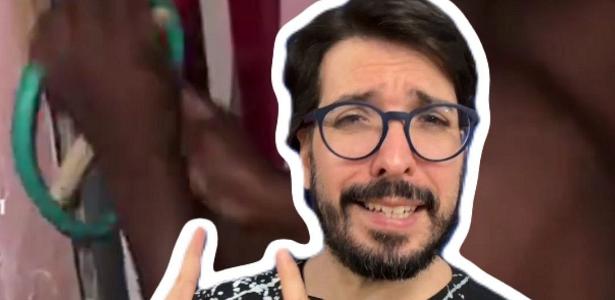 Inovou demais, campeão: menino cria joystick com madeira e elásticos