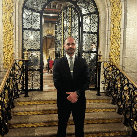 Eduardo Bolsonaro em Mar-a-Lago - Reprodução/Instagram