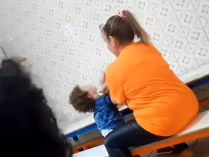 Dona de escola é filmada agredindo criança em Osasco; vídeo