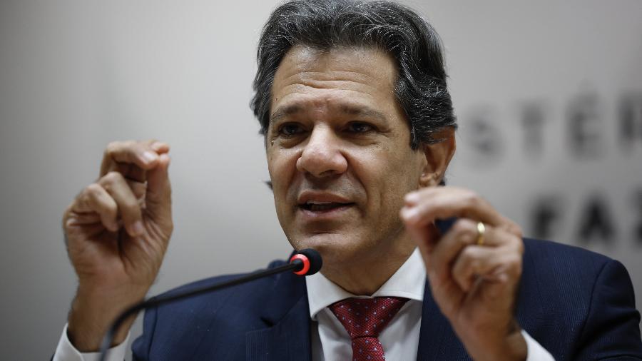 O ministro da Fazenda, Fernando Haddad, durante entrevista coletiva em Brasília - Pedro Ladeira - 22.mai.2025/Folhapress