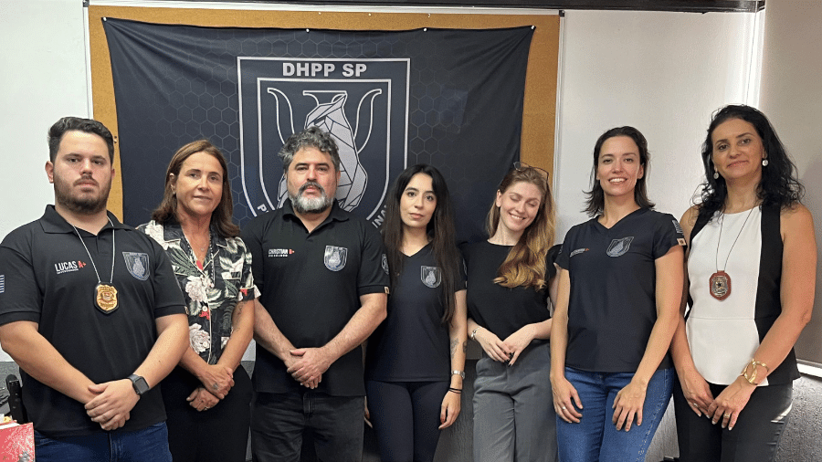 Equipe é formada por psicólogos, advogada criminal, perita, investigador e delegada Equipe é formada por psicólogos, advogada criminal, perita, investigador e delegada