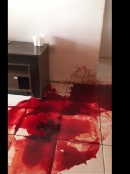 Frame do vídeo que mostra o local em que Adriano foi morto por policiais da Bahia - Reprodução