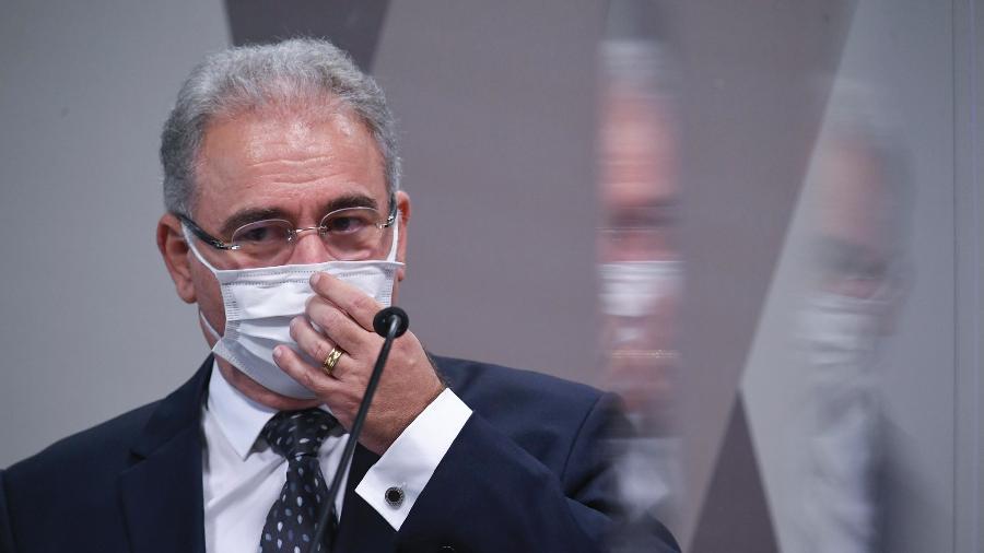O ministro da Saúde Marcelo Queiroga declarou ser contra o uso obrigatório de máscaras no Brasil - Jefferson Rudy/Agência Senado