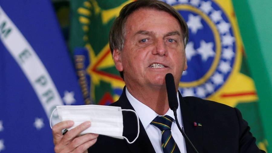 Jair Bolsonaro, em evento no Palácio do Planalto, em 10 de junho de 2021 - Adriano Machado/Reuters