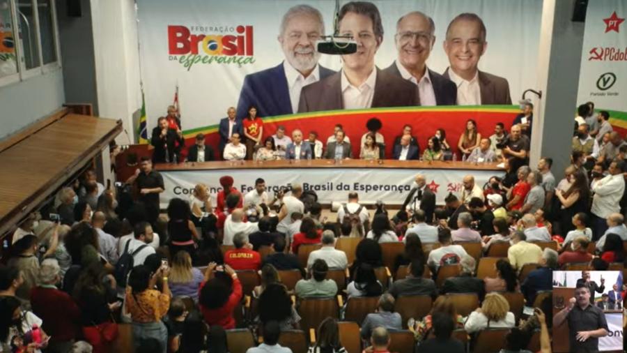 Convenção confirma Haddad como candidato a governador de São Paulo em 2022 - Reprodução